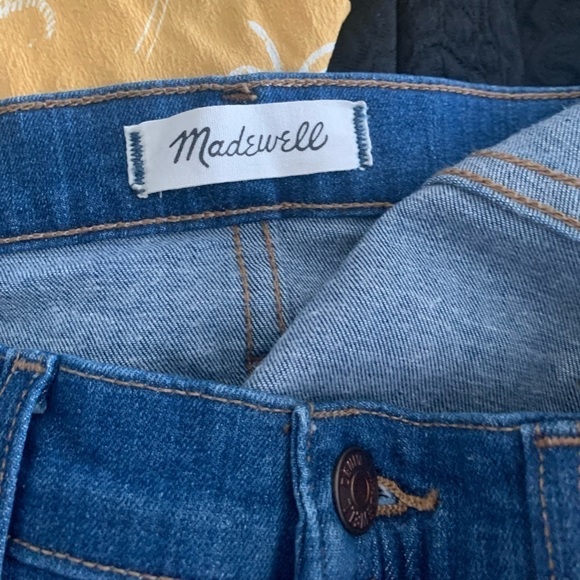 MADEWELL Raw Hem Hi Rise Skinny Jeans Style H6844 Size 28 - Picture 9 of 11